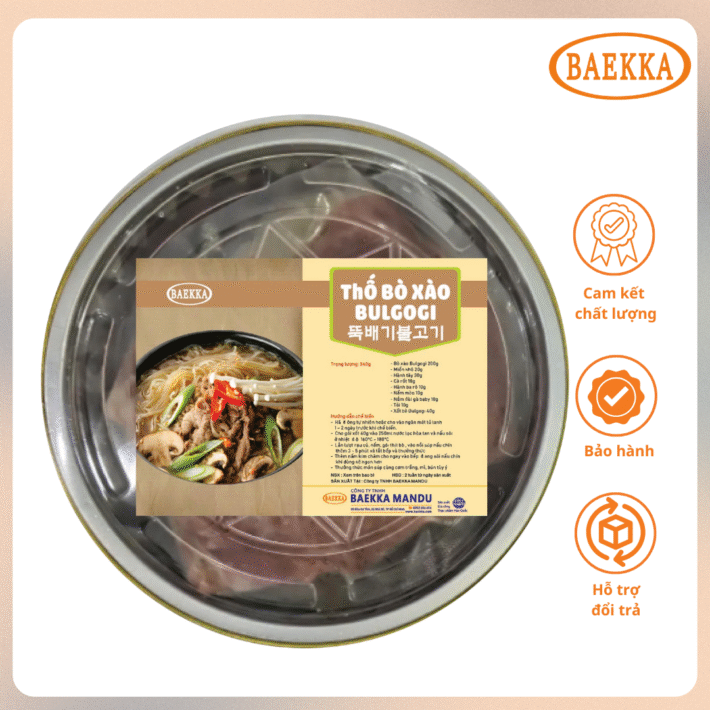 THỐ BÒ XÀO BULGOGI