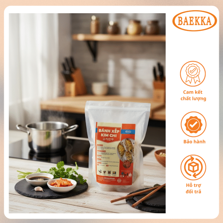 BÁNH XẾP KIM CHI