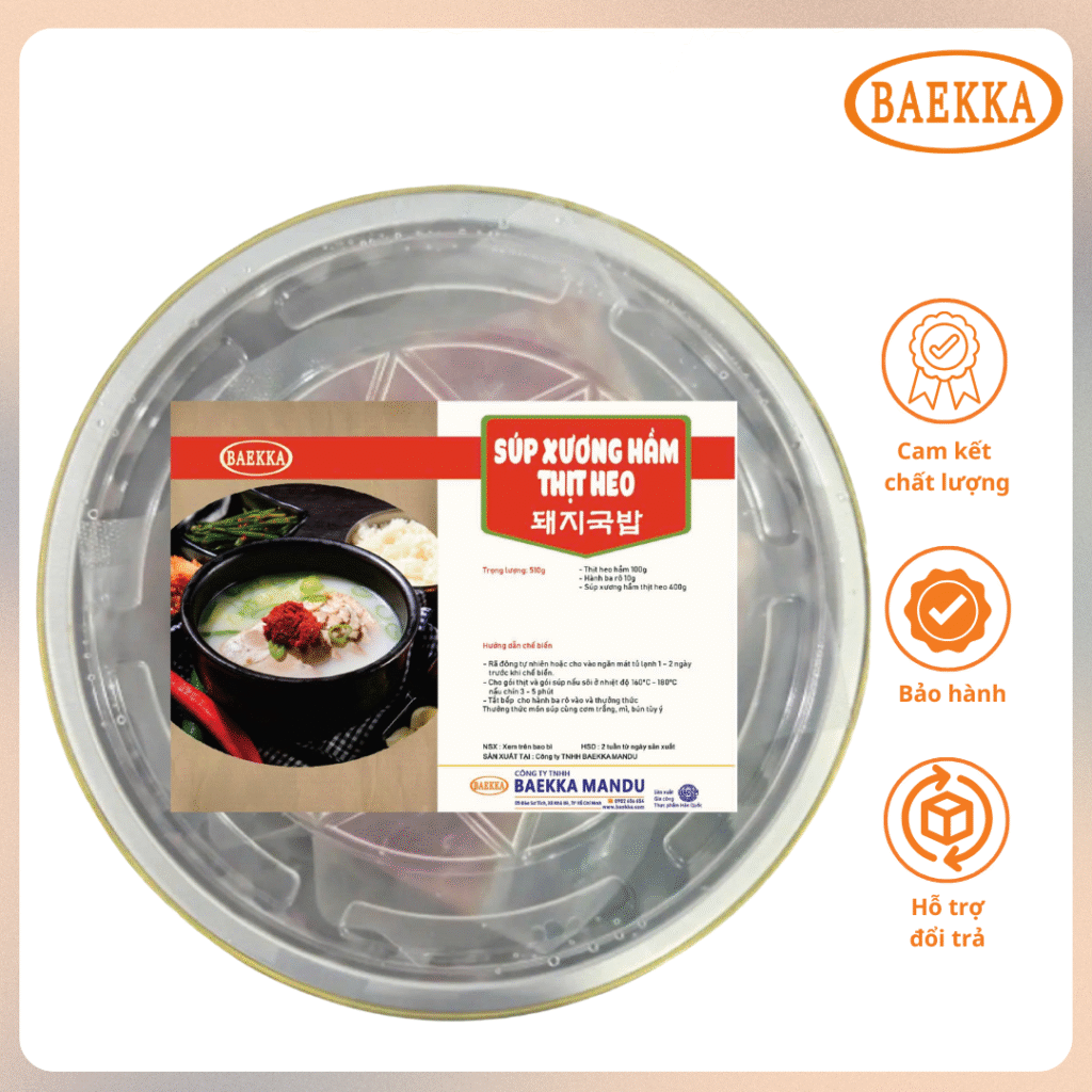 SÚP XƯƠNG HEO HẦM THỊT